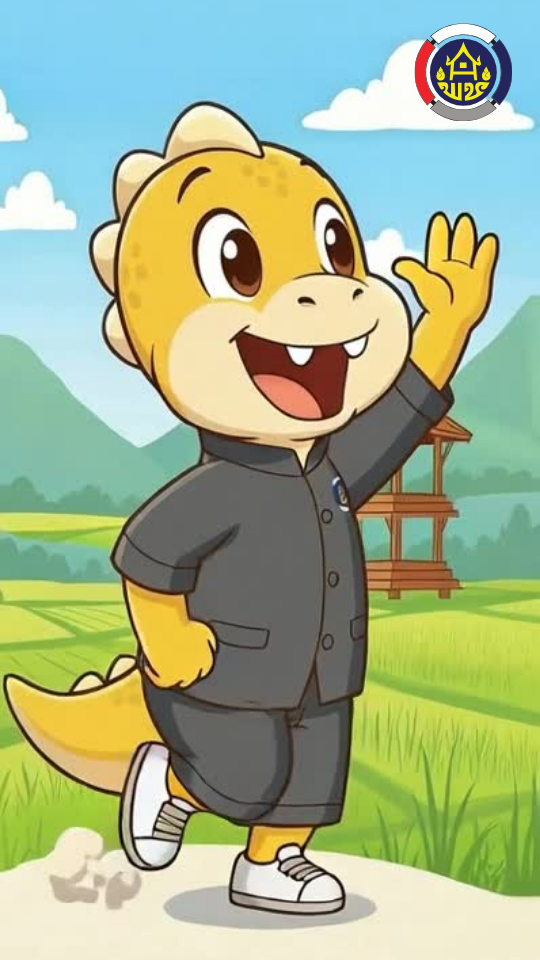 สื่อประชาสัมพันธ์น้องไดโนและผ้าฉนวน จังหวัดหนองบัวลำภู